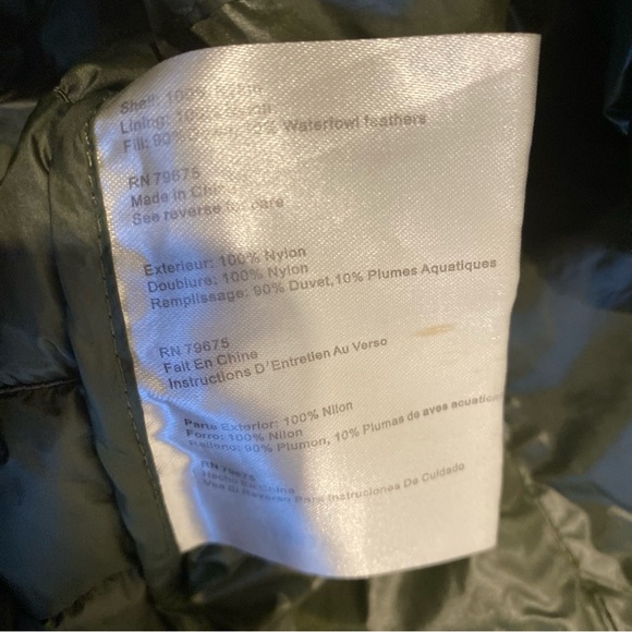 Women’s Michael Kors puffer jacket, lightweight, green, medium. - Picture 5 of 5